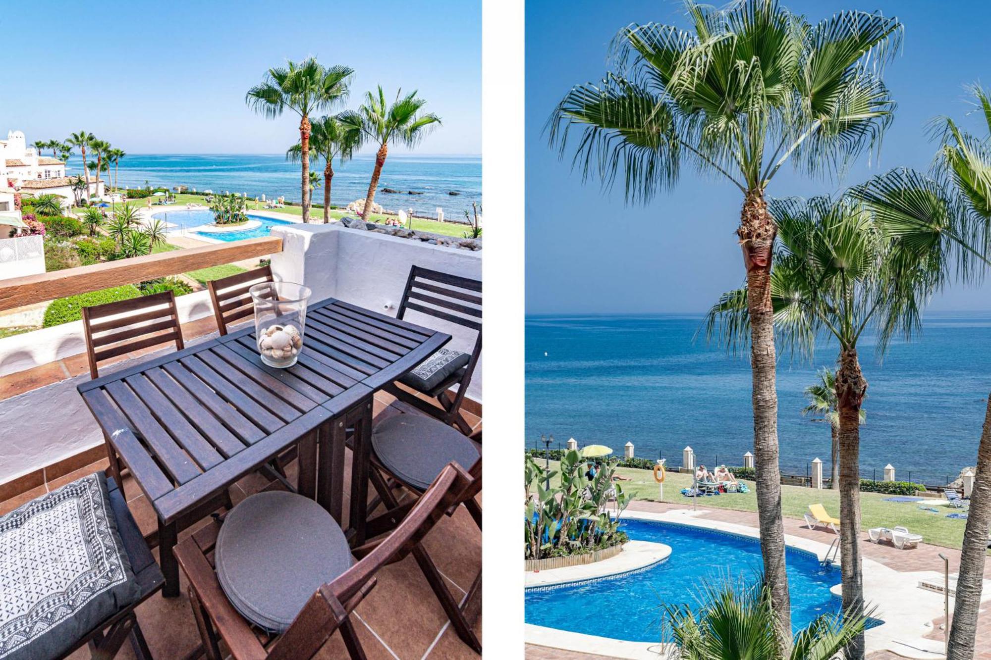 Pl- Beachfront Seaview And Frontline Apartament Sitio de Calahonda